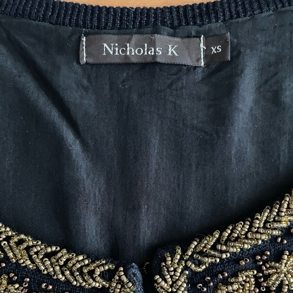 Vintage silk sweater with sequins - Picture 5 of 8